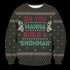 Divesart - Wanna Build A Snowman Unisex villapaita - Ruma joulupaita